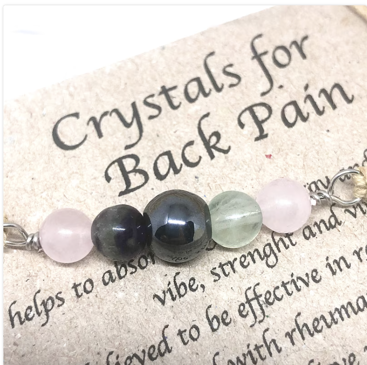 crystals for back pain
