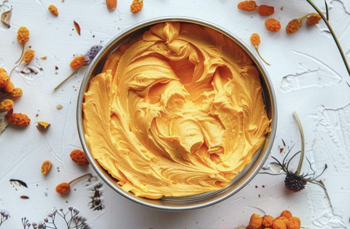 Organic Face and Neck butter with Sea Buckthorn & Rosehip | Ageing skin support | Sensitive skin | Skin serum | Face Oil