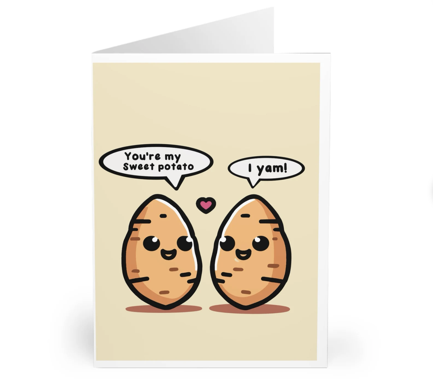 Sweet potato Yam Card Funny