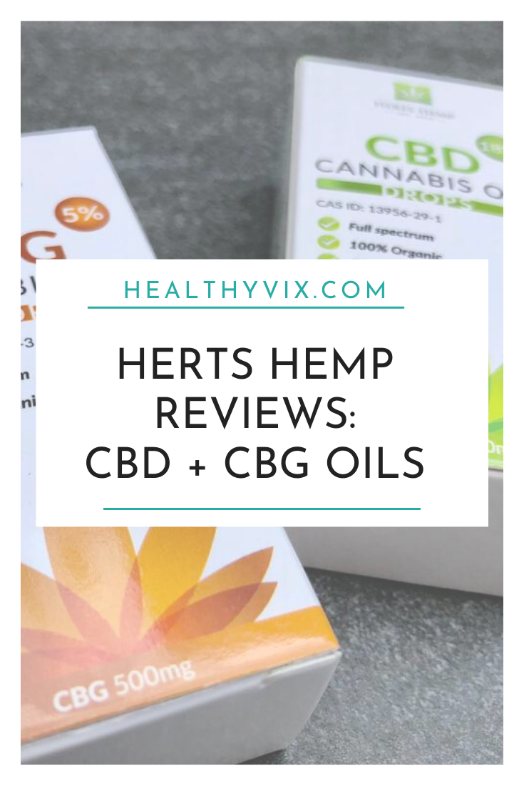 Herts Hemp reviews discount code CBD and CBG cannabis oil drops